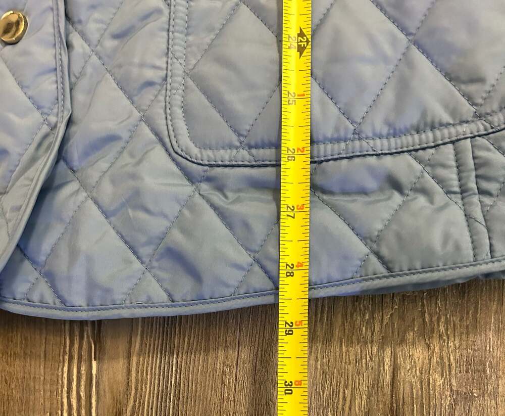 Charter Club Quilted Jacket Womens 1X Blue Lightweight Coat NWT Snap Zip Plus - Picture 5 of 9